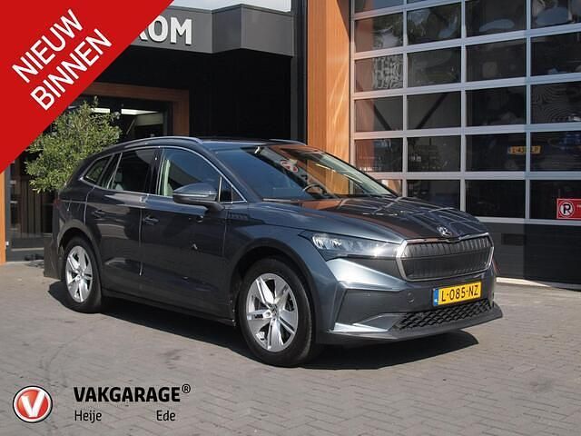 Grijs Gebruikt 2021 Skoda Enyaq iV SUV | € 27.995 (Eerlijke prijs) - Afbeelding 1/4