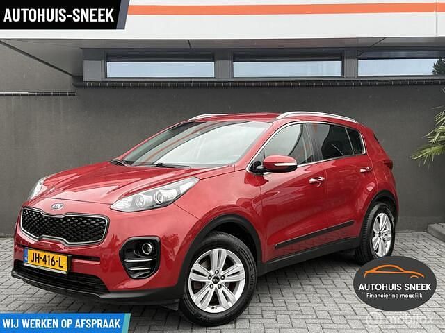 Rood Gebruikt 2016 Kia Sportage First Edition SUV | € 13.950 (Super prijs) - Afbeelding 1/4