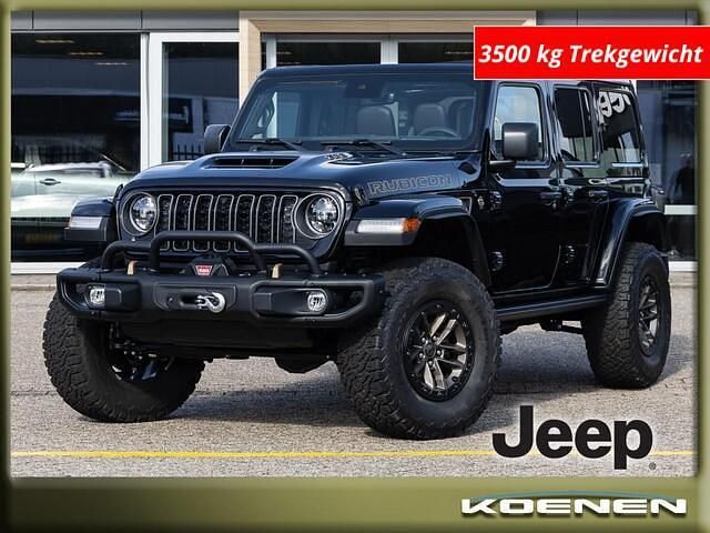 Zwart Nieuw 2025 Jeep Wrangler Rubicon SUV | € 275.000 - Afbeelding 1/4