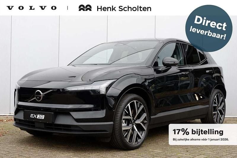 Zwart Nieuw 2025 Volvo EX30 Performance SUV | € 47.240 (Iets duurder) - Afbeelding 1/4