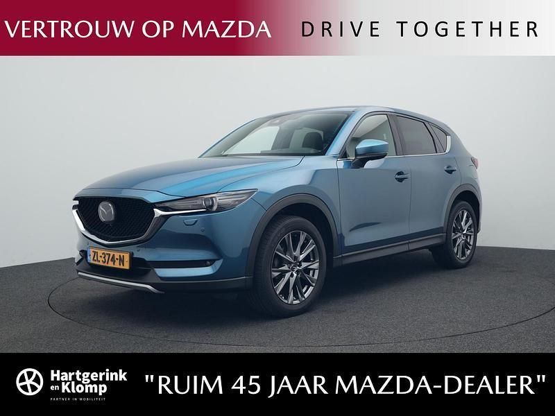 Eternal blue Gebruikt 2019 Mazda CX-5 Signature SUV | € 33.950 (Duur) - Afbeelding 1/4