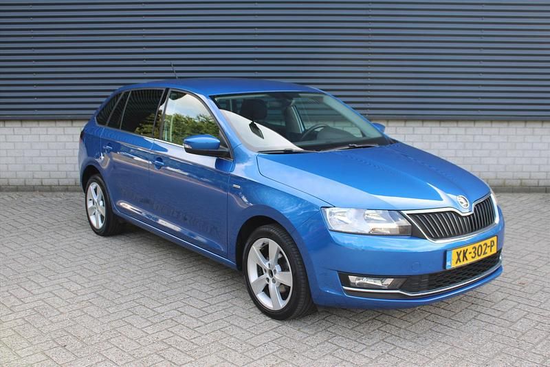 Occasion Skoda Rapid Clever 95 PK (69 kW) 2019 Blauw Stationwagen