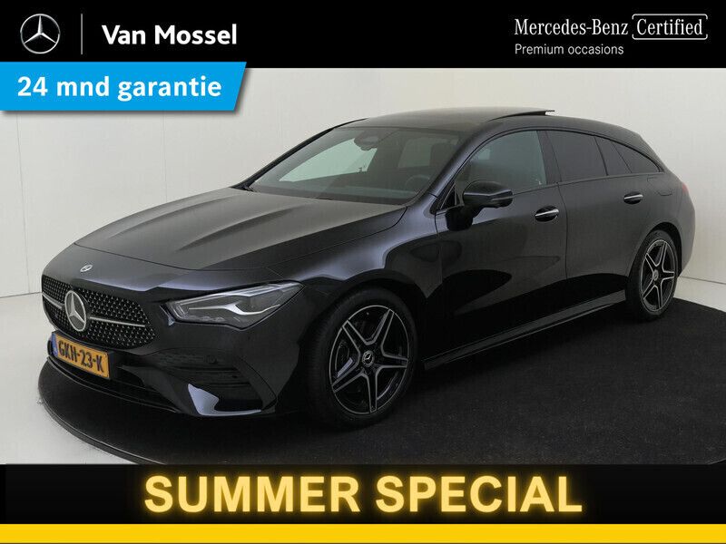 Zwart Gebruikt 2024 Mercedes CLA200 Shooting Brake AMG line Stationwagen | € 37.945 - Afbeelding 1/4