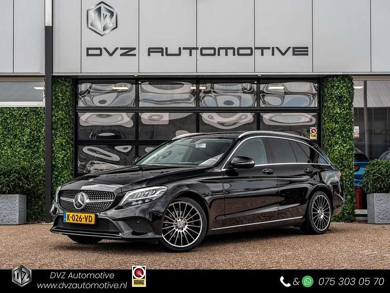 Zwart, metallic lak Gebruikt 2018 Mercedes C200 Advantage Stationwagen | € 21.950 (Super prijs) - Afbeelding 1/4