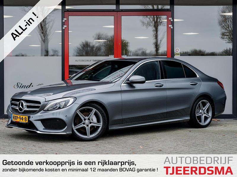 Grijs Gebruikt 2017 Mercedes C160 Premium Plus Coupé | € 19.950 (Iets duurder) - Afbeelding 1/4