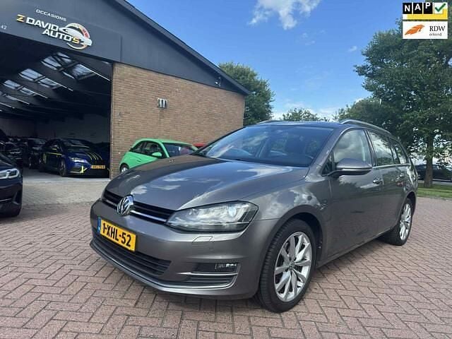 Grijs Gebruikt 2014 VW Golf VII Highline Stationwagen | € 8.200 (Eerlijke prijs) - Afbeelding 1/4
