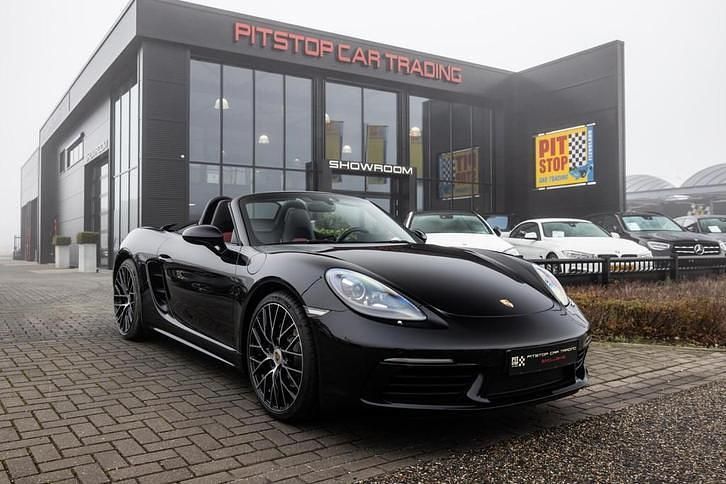 Occasion Porsche 718 Boxster 299 PK (219 kW) 2019 Zwart Cabriolet