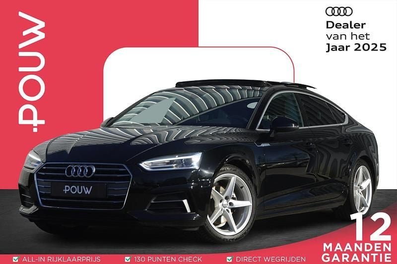 Zwart Occasion 2017 Audi A5 Sportback Sport Hatchback | € 24.900 (Eerlijke prijs) - Afbeelding 1/4
