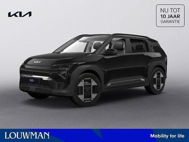 Aurora black pearl (donker zwart metallic) Nieuw 2026 Kia EV3 Advance SUV | € 42.076 (Eerlijke prijs) - Afbeelding 1/4
