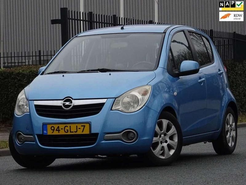 Blauw Occasion 2008 Opel Agila Enjoy Hatchback | € 1.499 (Eerlijke prijs) - Afbeelding 1/4