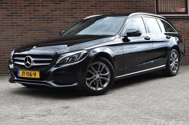 Zwart Gebruikt 2016 Mercedes C180 Edition Stationwagen | € 12.949 (Eerlijke prijs) - Afbeelding 1/4