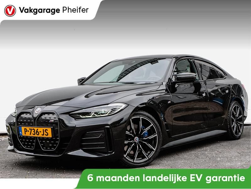 Zwart Gebruikt 2022 BMW i4 Comfort Edition Sedan | € 37.850 (Super prijs) - Afbeelding 1/3