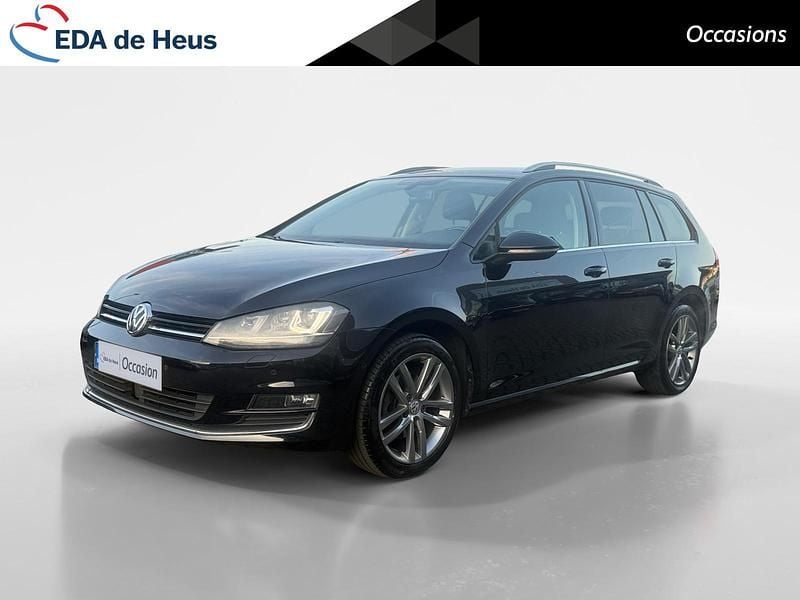 Zwart Occasion 2018 VW Golf VII Highline Stationwagen | € 13.935 (Super prijs) - Afbeelding 1/4