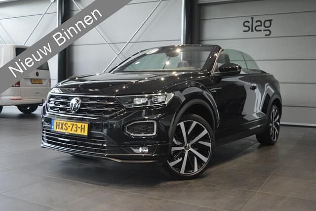 Zwart Gebruikt 2021 VW T-Roc Cabriolet Style Cabriolet | € 32.900 (Eerlijke prijs) - Afbeelding 1/4