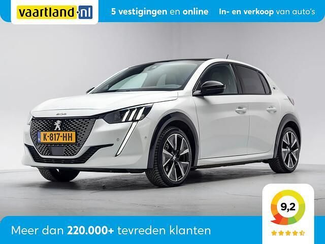 Wit Gebruikt 2020 Peugeot e-208 GT Hatchback | € 13.945 (Eerlijke prijs) - Afbeelding 1/4