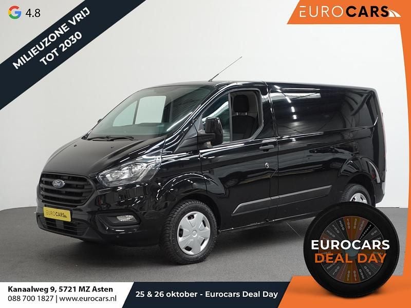 Zwart Gebruikt 2019 Ford Transit Custom Van | € 14.890 (Super prijs) - Afbeelding 1/4