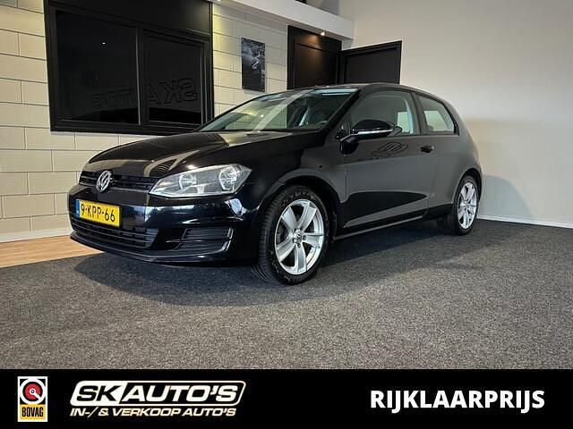 Zwart Gebruikt 2013 VW Golf VII Trendline Hatchback | € 7.495 (Eerlijke prijs) - Afbeelding 1/4