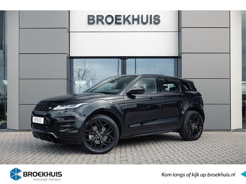 Santorini black (donker zwart metallic)zwart Gebruikt 2023 Land Rover Range Rover evoque SE Dynamic SUV | € 53.800 (Eerlijke prijs) - Afbeelding 1/4