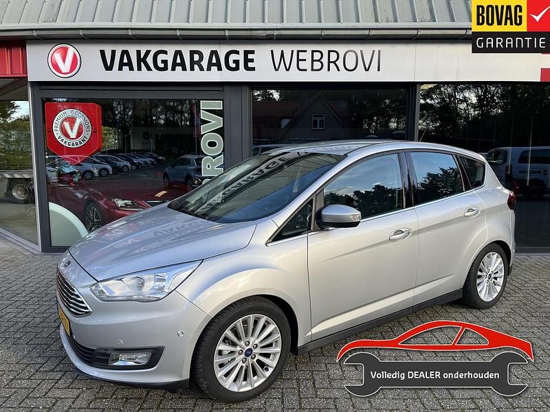 Grijs Gebruikt 2019 Ford C-MAX Titanium MPV | € 13.450 (Eerlijke prijs) - Afbeelding 1/4