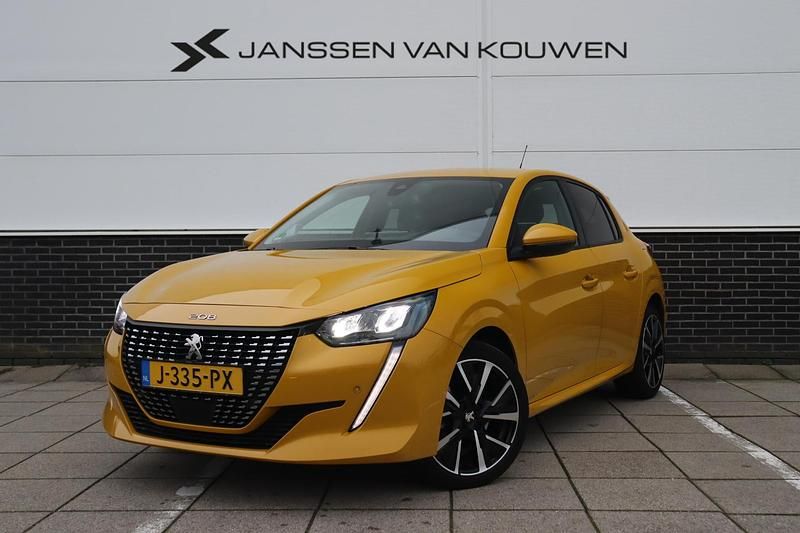 Geel Occasion 2020 Peugeot 208 Allure Hatchback | € 16.745 (Eerlijke prijs) - Afbeelding 1/4