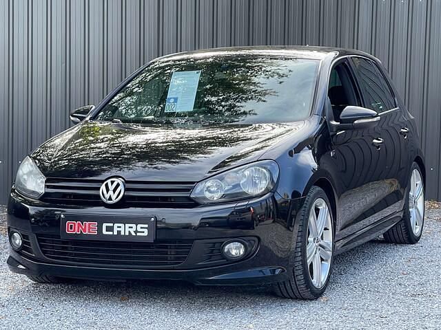 Zwart Occasion 2013 VW Golf R-line Sedan | € 13.950 - Afbeelding 1/4