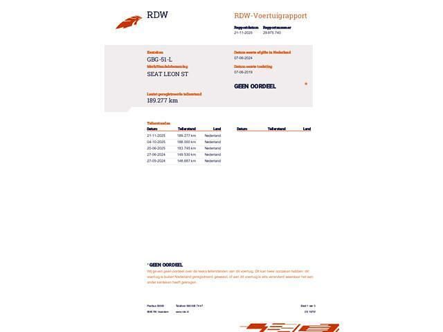 Wit (metallic) Gebruikt 2019 Seat Leon ST Business Stationwagen | € 14.750 (Eerlijke prijs) - Afbeelding 1/4