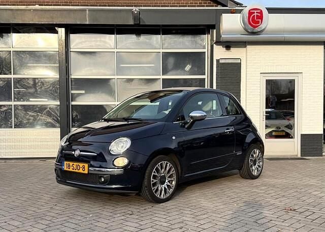 Blauw Occasion 2011 Fiat 500C Lounge Cabriolet | € 6.745 (Eerlijke prijs) - Afbeelding 1/4