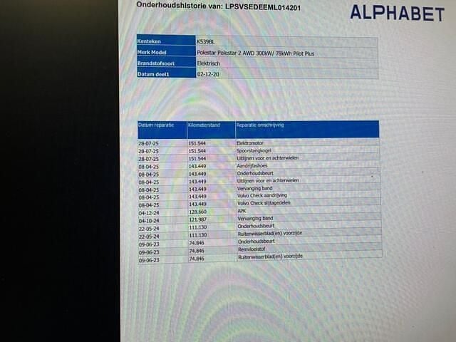 Grijs Gebruikt 2020 Polestar 2 Long Range Dual motor Hatchback | € 19.845 (Goede deal) - Afbeelding 1/1