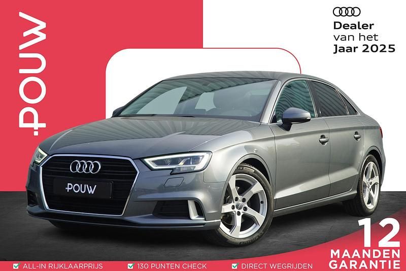 Grijs Gebruikt 2018 Audi A3 Sport Sedan | € 19.650 (Iets duurder) - Afbeelding 1/4