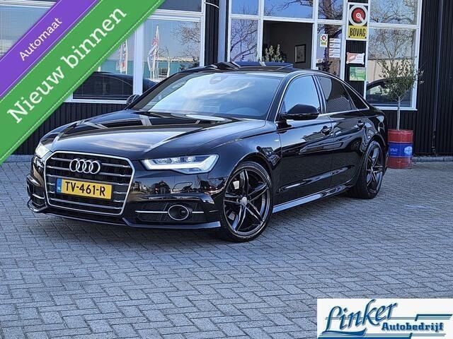 Zwart Gebruikt 2018 Audi A6 Sport Sedan | € 23.950 (Eerlijke prijs) - Afbeelding 1/4
