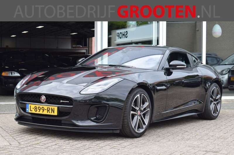 Zwart, metallic lak Gebruikt 2018 Jaguar F-Type R-Dynamic Coupé | € 39.888 (Goede deal) - Afbeelding 1/4
