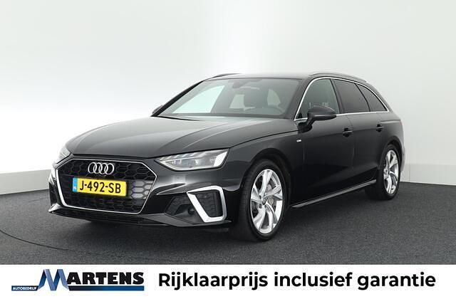 Zwart Gebruikt 2020 Audi A4 S-Line Stationwagen | € 29.949 (Eerlijke prijs) - Afbeelding 1/4