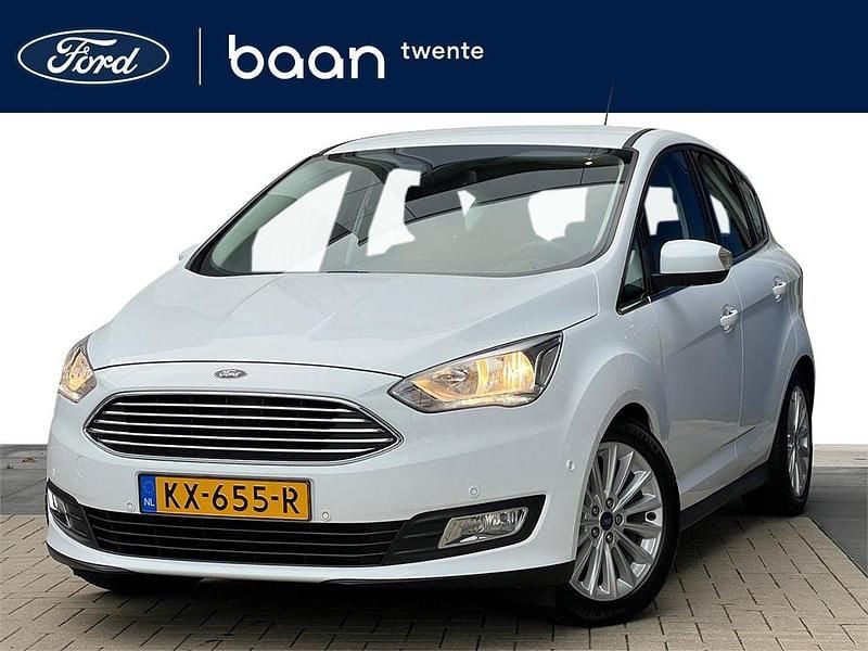 Wit Gebruikt 2016 Ford C-MAX Titanium MPV | € 11.400 (Eerlijke prijs) - Afbeelding 1/4