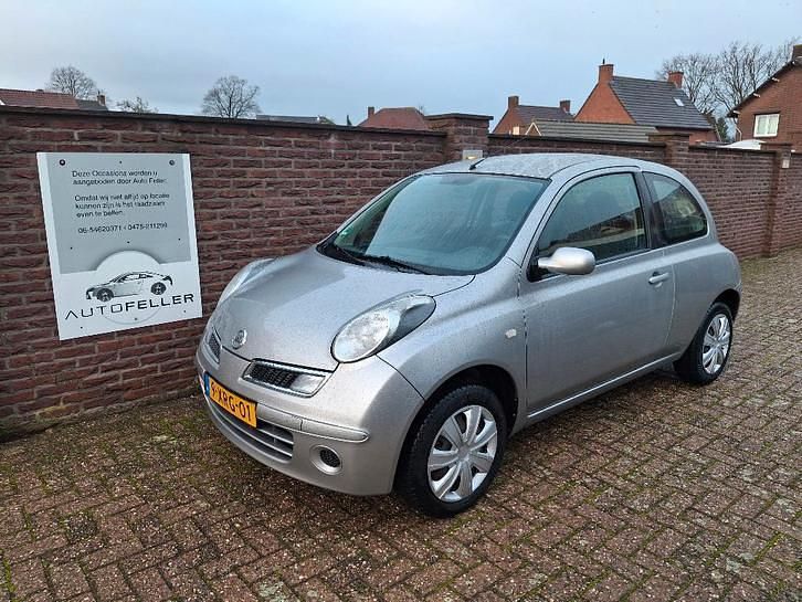 Grijs Occasion 2008 Nissan Micra Hatchback | € 1.350 (Eerlijke prijs) - Afbeelding 1/4