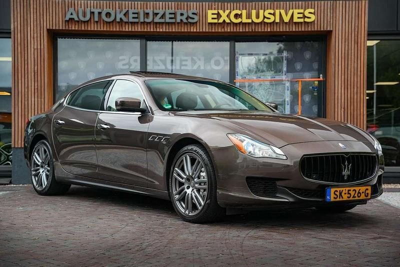 Bruin Gebruikt 2013 Maserati Quattroporte Sedan | € 27.900 (Super prijs) - Afbeelding 1/4