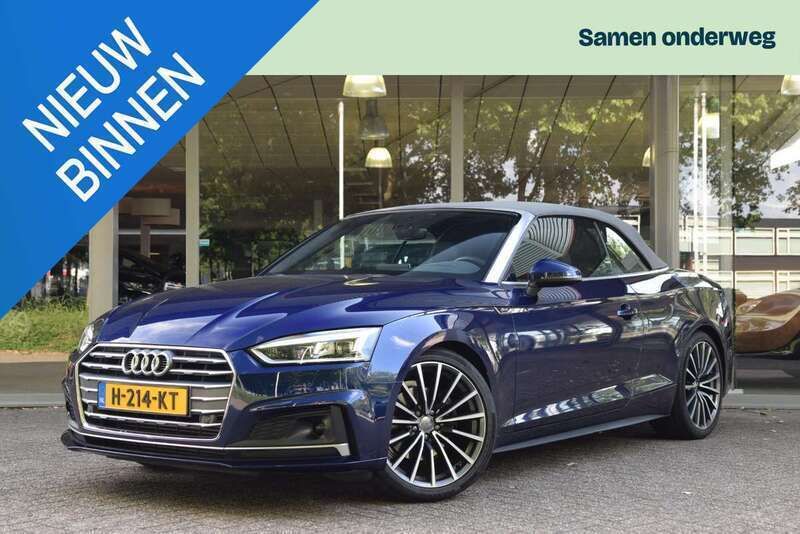 Blauw, metallic lak Gebruikt 2019 Audi A5 Cabriolet S-Line Cabriolet | € 37.495 (Iets duurder) - Afbeelding 1/4
