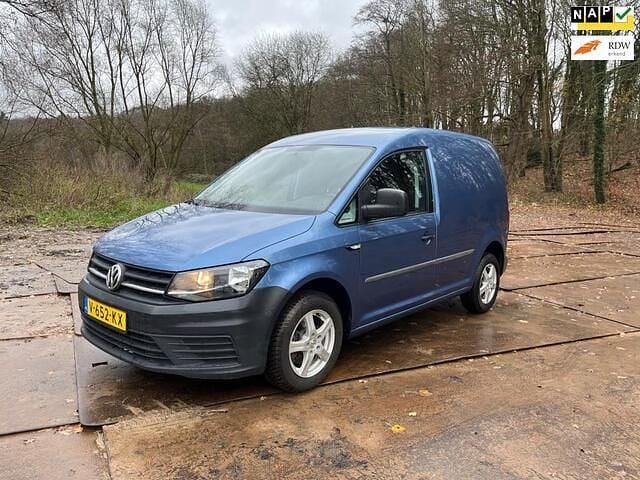 Blauw (metallic) Occasion 2018 VW Caddy MPV | € 10.495 (Eerlijke prijs) - Afbeelding 1/4