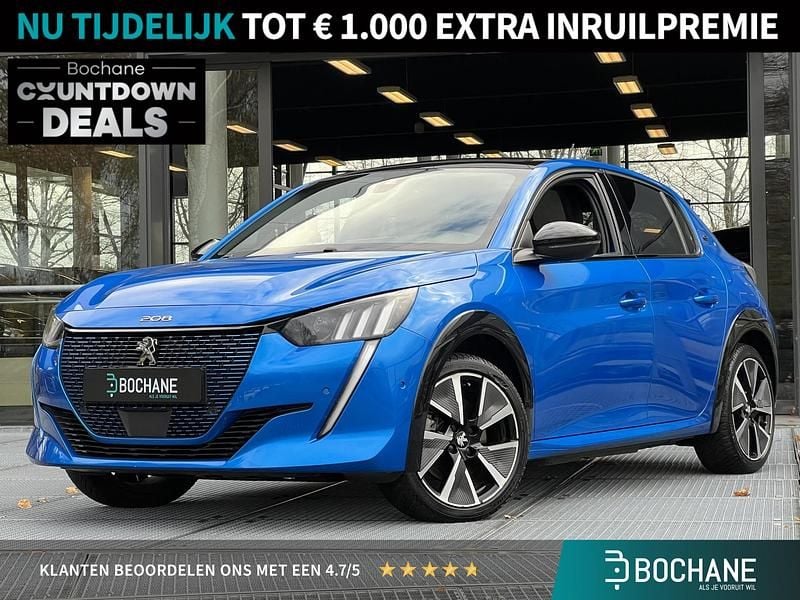 Blauw Gebruikt 2020 Peugeot e-208 GTi Hatchback | € 15.695 (Eerlijke prijs) - Afbeelding 1/3