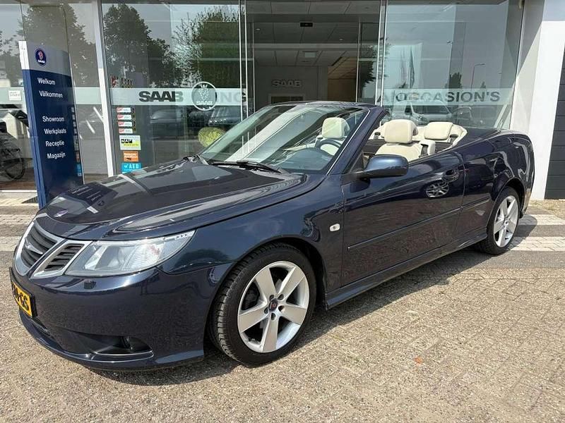 Blauw Gebruikt 2008 Saab 9-3 Cabriolet Linear Cabriolet | € 13.950 (Iets duurder) - Afbeelding 1/4