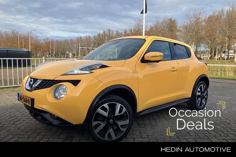 Geel Occasion 2015 Nissan Juke Tekna SUV | € 12.995 (Duur) - Afbeelding 1/3