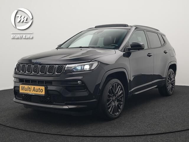 Zwart Gebruikt 2021 Jeep Compass Limited SUV | € 25.940 (Iets duurder) - Afbeelding 1/4