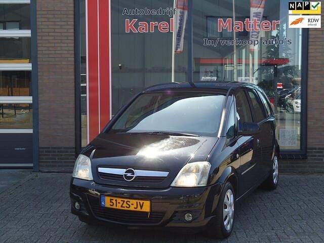 Zwart Gebruikt 2008 Opel Meriva MPV | € 1.695 (Iets duurder) - Afbeelding 1/4
