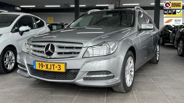 Grijs Gebruikt 2012 Mercedes C180 Avantgarde Stationwagen | € 8.450 (Eerlijke prijs) - Afbeelding 1/4