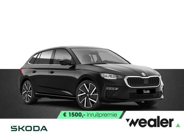 Zwart Nieuw 2025 Skoda Scala Business Line Hatchback | € 38.440 (Iets duurder) - Afbeelding 1/4