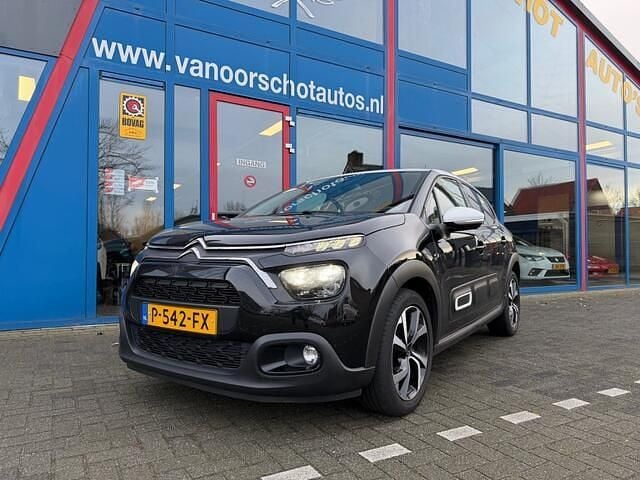 Zwart (metallic) Gebruikt 2022 Citroën C3 Hatchback | € 14.950 (Goede deal) - Afbeelding 1/4
