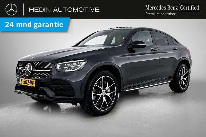 Grijs Gebruikt 2022 Mercedes GLC300 AMG line Coupé | € 49.950 (Super prijs) - Afbeelding 1/4