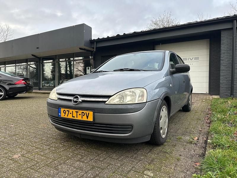 Grijs Occasion 2003 Opel Corsa Njoy Hatchback | € 1.050 (Eerlijke prijs) - Afbeelding 1/4