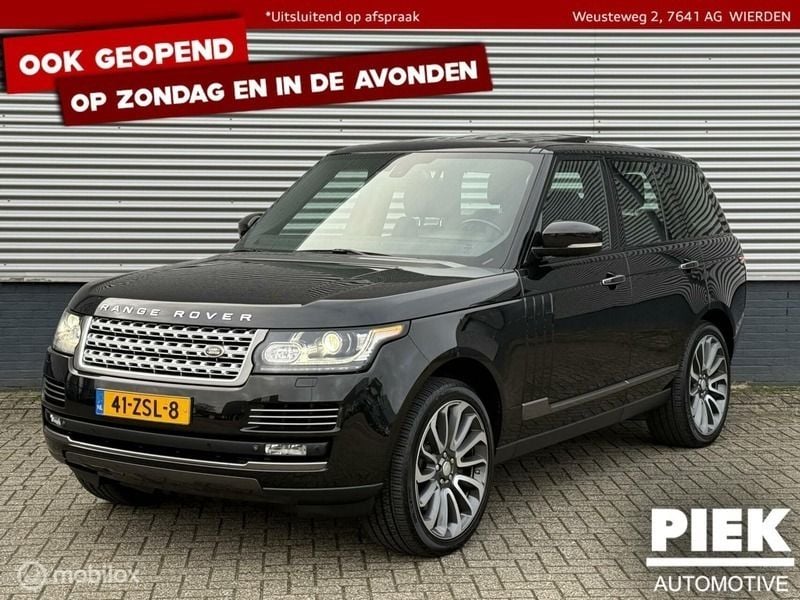 Zwart, metallic lak Gebruikt 2013 Land Rover Range Rover Autobiography SUV | € 39.999 (Super prijs) - Afbeelding 1/3