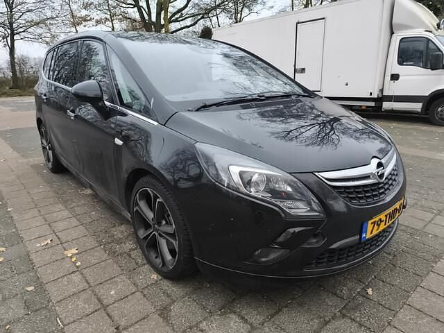 Zwart Gebruikt 2012 Opel Zafira Tourer Cosmo MPV | € 3.450 (Eerlijke prijs) - Afbeelding 1/4