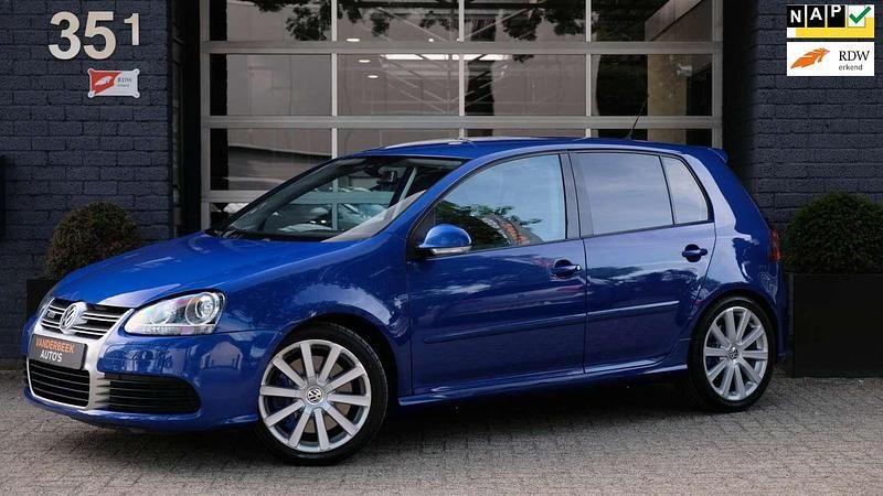 Blauw Gebruikt 2007 VW Golf V R Hatchback | € 17.950 - Afbeelding 1/4
